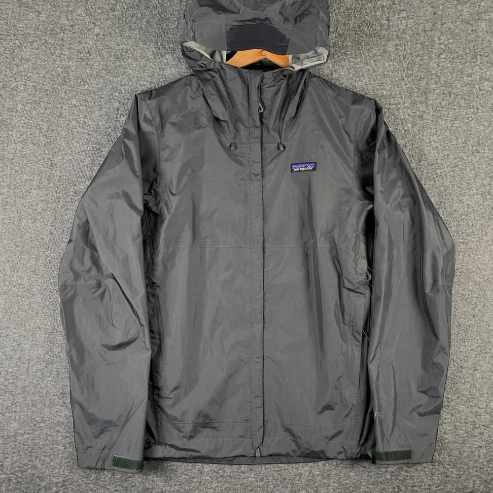 Patagonia Torentshell Jacket Men Small H2NO Gray Windbreaker Softshell